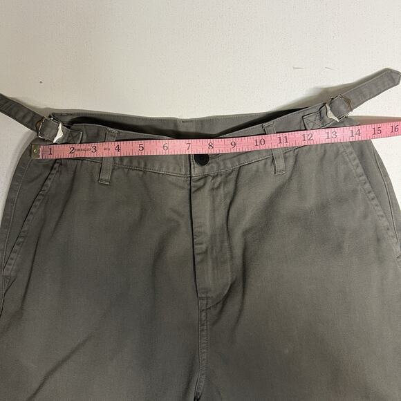 John Elliott Pants Womens 2 Washed Cotton Wide Leg Barrel Chino Adjustable Waist - Picture 8 of 16